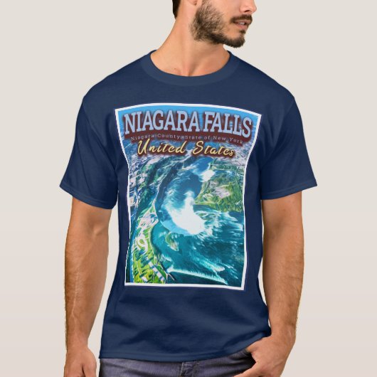 NIAGARA HERFSTEN - NIAGARA NEW YORK VERENIGDE STAT T-SHIRT (Voorkant)