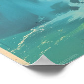 Niagara Herfsten Nostalgie:  stijl Travel Art Poster (Hoek)