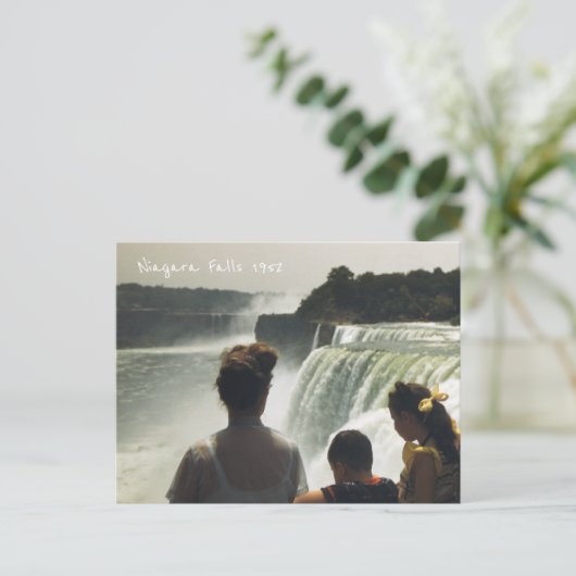 Niagara Herfsten NY 1952 Briefkaart (Staand voorkant)