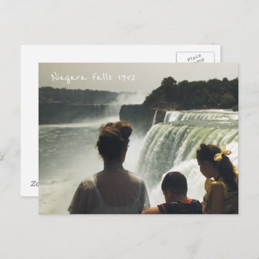 Niagara Herfsten NY 1952 Briefkaart (Voorkant / Achterkant)