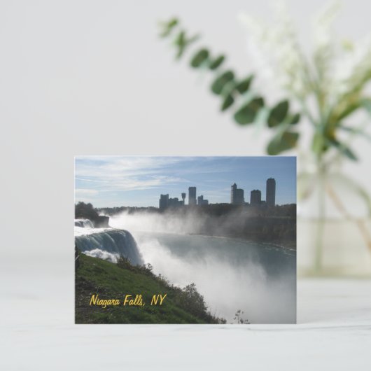 Niagara Herfsten, NY Briefkaart (Staand voorkant)