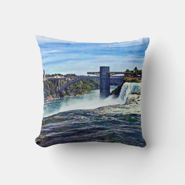Niagara Herfsten NY: Prospect Point Observation To Kussen (Voorkant)