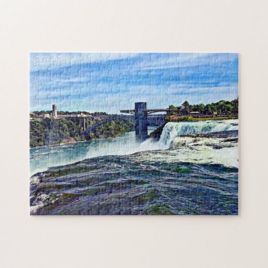 Niagara Herfsten NY: Prospect Point Observation To Legpuzzel (Horizontaal)