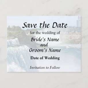 Niagara Herfsten NY - Uitzicht Van Amerikaanse zij Aankondigingskaart