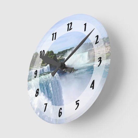 Niagara Herfsten NY - Uitzicht Van Amerikaanse zij Ronde Klok (Hoek)