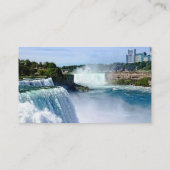 Niagara Herfsten NY - Uitzicht Van Amerikaanse zij Visitekaartje (Achterkant)