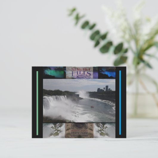 Niagara Herfsten Oldest State Park Briefkaart (Staand voorkant)