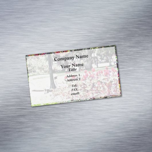 Niagara Herfsten ON - Queen Victoria Park Magnetisch Visitekaartje (Voorbeeld)