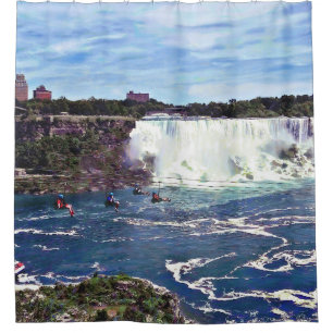 Niagara Herfsten ON-Zipline Douchegordijn