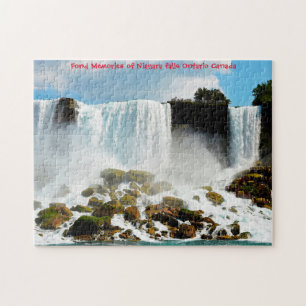 Niagara herfsten Ontario Canada. Jigzaag Puzzle Legpuzzel