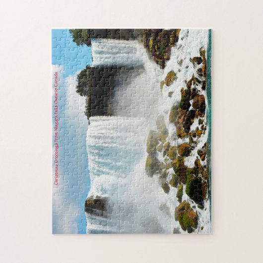 Niagara herfsten Ontario Canada. Jigzaag Puzzle Legpuzzel (Verticaal)