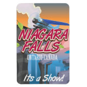 Niagara Herfsten Ontario Canada reisposter Magneet (Verticaal)