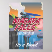 Niagara Herfsten Ontario Canada reisposter Poster (Voorkant)
