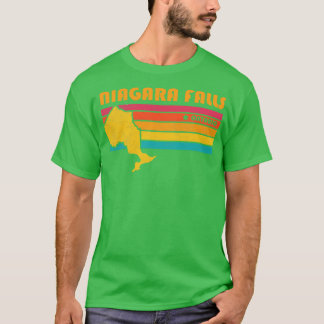 Niagara Herfsten Ontario Canada Vintage in nood So T-shirt
