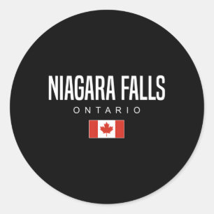 Niagara Herfsten Ontario Nederland Ronde Sticker