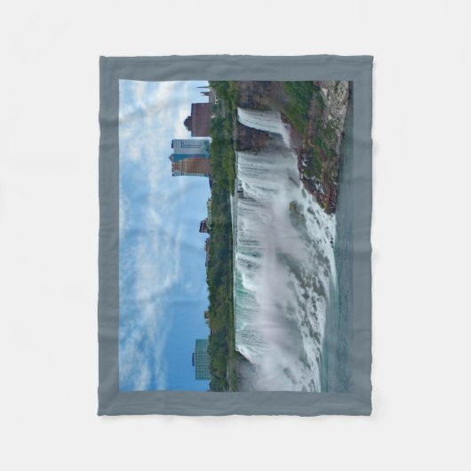 Niagara-Herfsten op de Canadese Side Fleece Blanke (Voorkant)