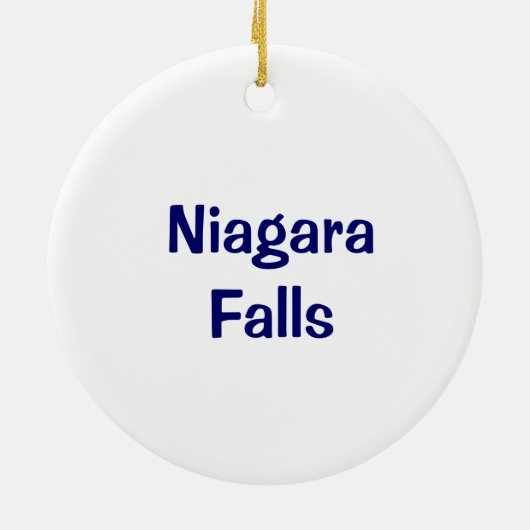 Niagara Herfsten Ornament (Achterkant)