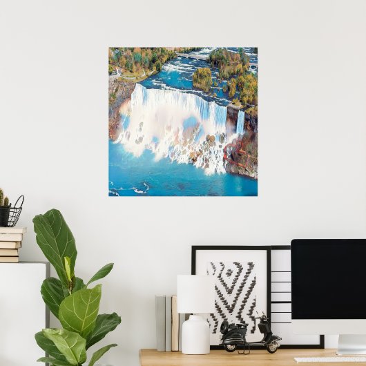 NIAGARA-HERFSTEN - Panorama Poster (Thuiskantoor)