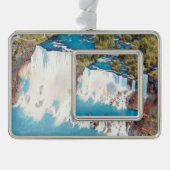 NIAGARA-HERFSTEN - Panorama Verzilverd Omlijst Ornament (Voorkant)