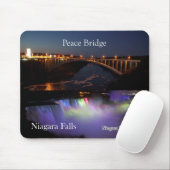 Niagara Herfsten & Peace Bridge mousepad Muismat (Met muis)