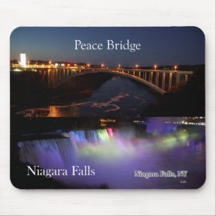 Niagara Herfsten & Peace Bridge mousepad Muismat