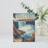Niagara Herfsten: Prachtig watervalland Briefkaart (Staand voorkant)