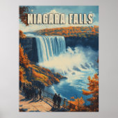 Niagara Herfsten: Prachtig watervalland Poster (Voorkant)