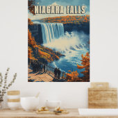 Niagara Herfsten: Prachtig watervalland Poster (Keuken)