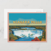 Niagara Herfsten - Prachtig watervallandschap Briefkaart (Voorkant / Achterkant)