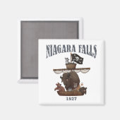 Niagara Herfsten Publiciteitsstuntmagneet Magneet (Voorkant / Achterkant)