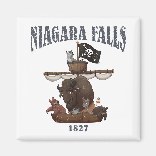 Niagara Herfsten Publiciteitsstuntmagneet Magneet (Voorkant)