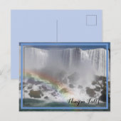 Niagara Herfsten Rainbow Briefkaart (Voorkant / Achterkant)