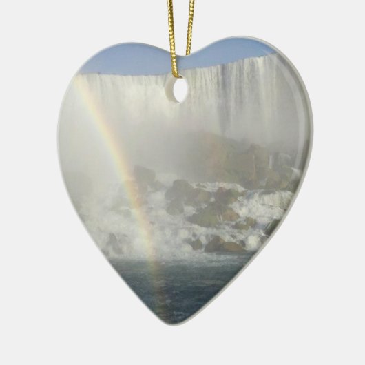 Niagara Herfsten Rainbow Keramisch Ornament (Links)