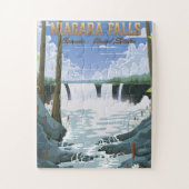 Niagara Herfsten Reisposter Legpuzzel (Verticaal)