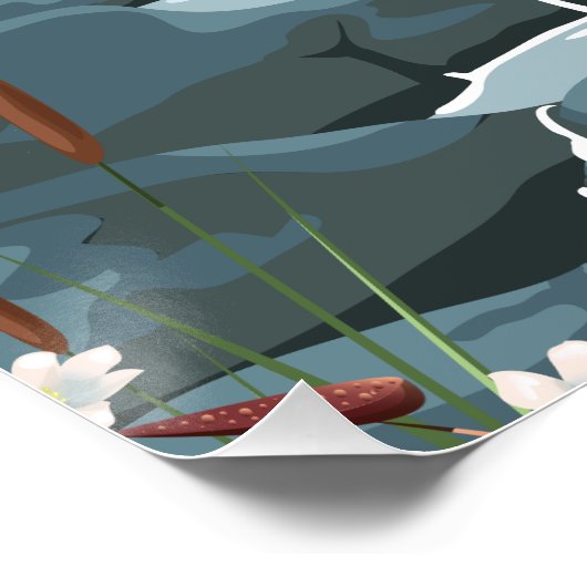 Niagara Herfsten Reisposter Perfect Poster (Hoek)