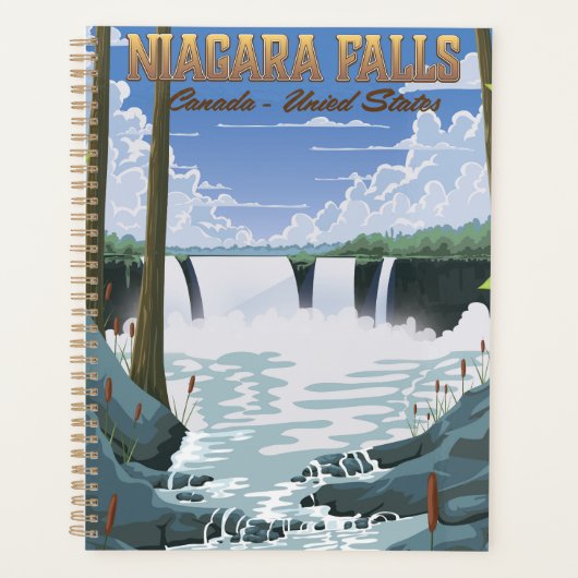 Niagara Herfsten Reisposter Planner (Voorkant)
