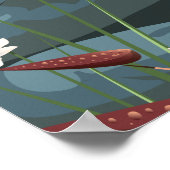 Niagara Herfsten Reisposter Poster (Hoek)