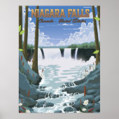 Niagara Herfsten Reisposter Poster (Voorkant)