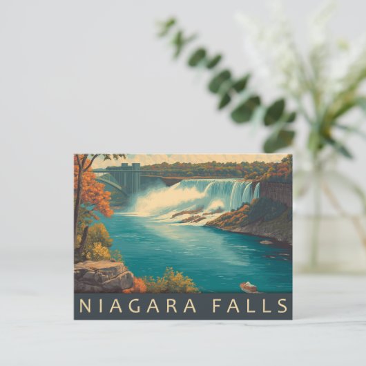  Niagara Herfsten Reizen Briefkaart (Staand voorkant)