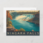 Niagara Herfsten Reizen Briefkaart (Voorkant / Achterkant)
