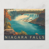 Niagara Herfsten Reizen Briefkaart (Voorkant)
