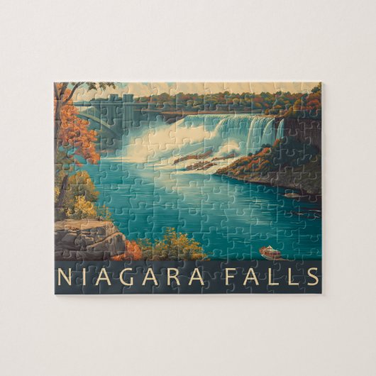  Niagara Herfsten Reizen Legpuzzel (Horizontaal)