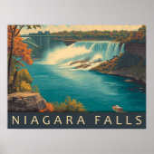  Niagara Herfsten Reizen Poster (Voorkant)