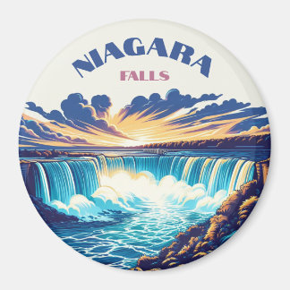 "Niagara Herfsten - Retro 90's Splash Koelkast Mag Magneet
