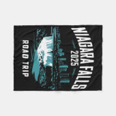 Niagara Herfsten Road Trip 2025 Familiereis Vriend Fleece Deken (Voorkant (Horizontaal))