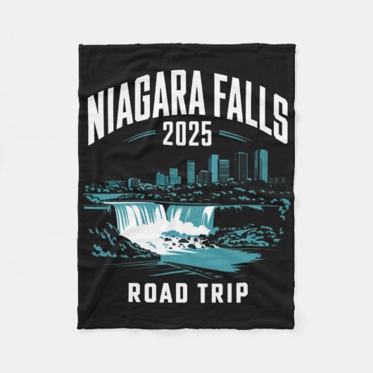 Niagara Herfsten Road Trip 2025 Familiereis Vriend Fleece Deken (Voorkant)