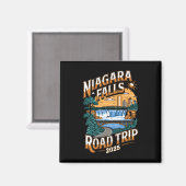 Niagara Herfsten Road Trip 2025 - Zomervakantie Magneet (Voorkant / Achterkant)
