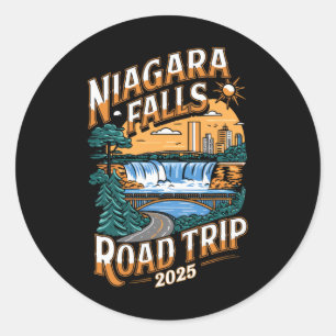 Niagara Herfsten Road Trip 2025 - Zomervakantie Ronde Sticker