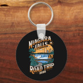 Niagara Herfsten Road Trip 2025 - Zomervakantie Sleutelhanger (Voorkant)