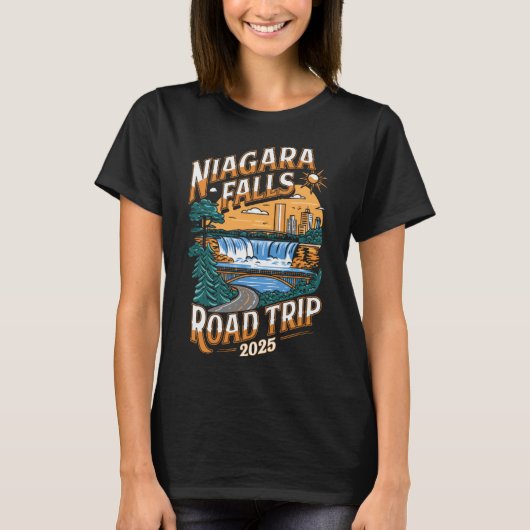 Niagara Herfsten Road Trip 2025 - Zomervakantie T-shirt (Voorkant)